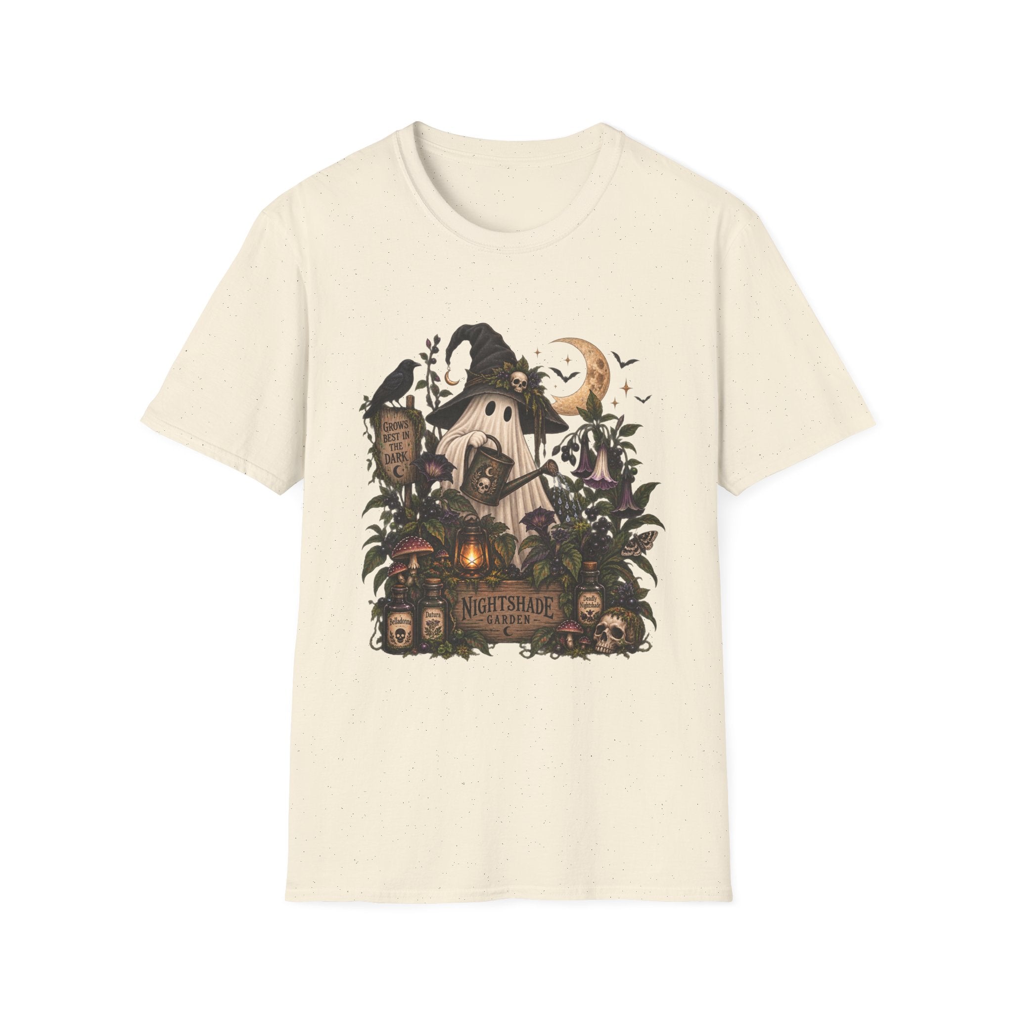 Halloween Witch Pumpkin T-Shirt — Whimsical Haunted Cottage Graphic