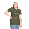 T-Shirt — 'Makes Spells and Spiderwebs' Botanical Moon Graphic Tee