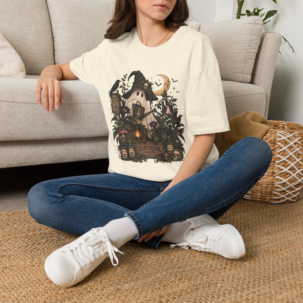 Halloween Witch Pumpkin T-Shirt — Whimsical Haunted Cottage Graphic