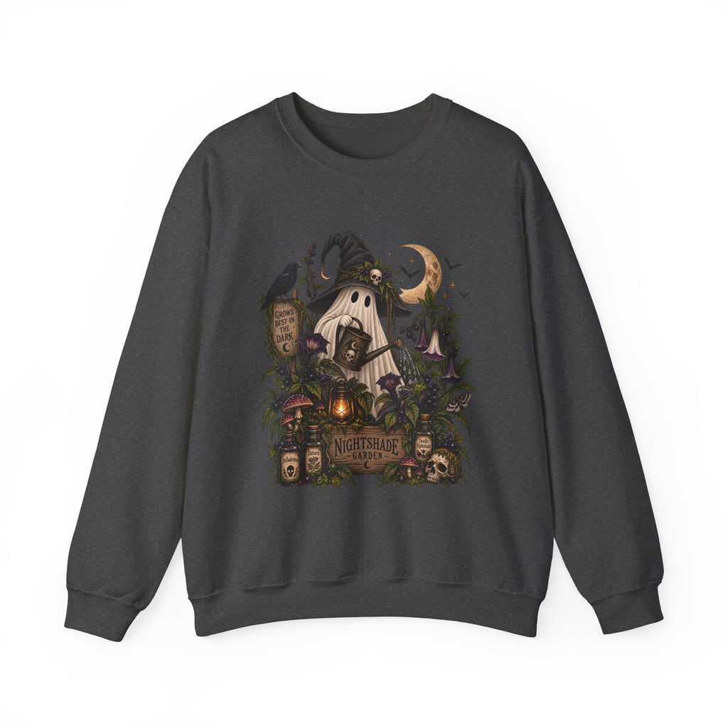 Halloween Haunted Cottage Sweatshirt – ‘Nightmare Hollow’ Spooky Fall Crewneck
