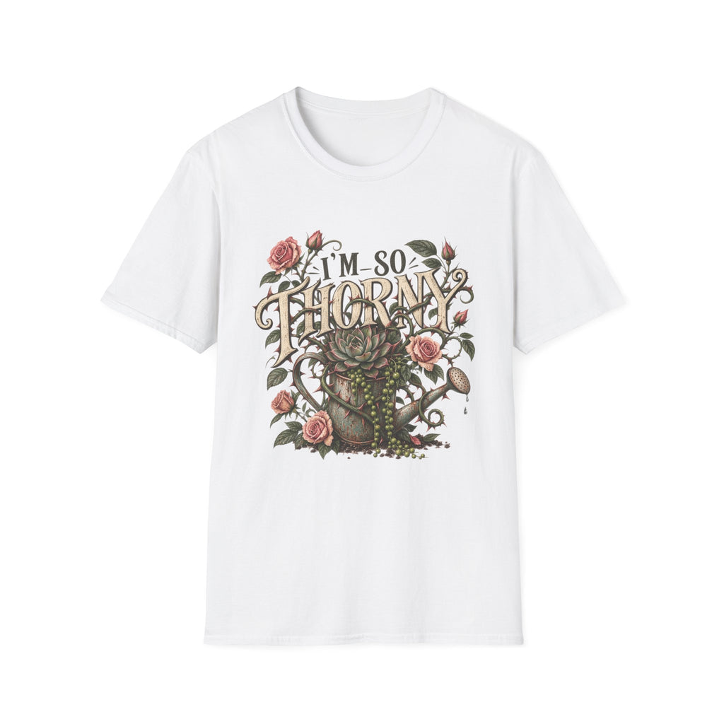 T-Shirt — "I'm So Thorny" Floral Cactus Graphic Tee