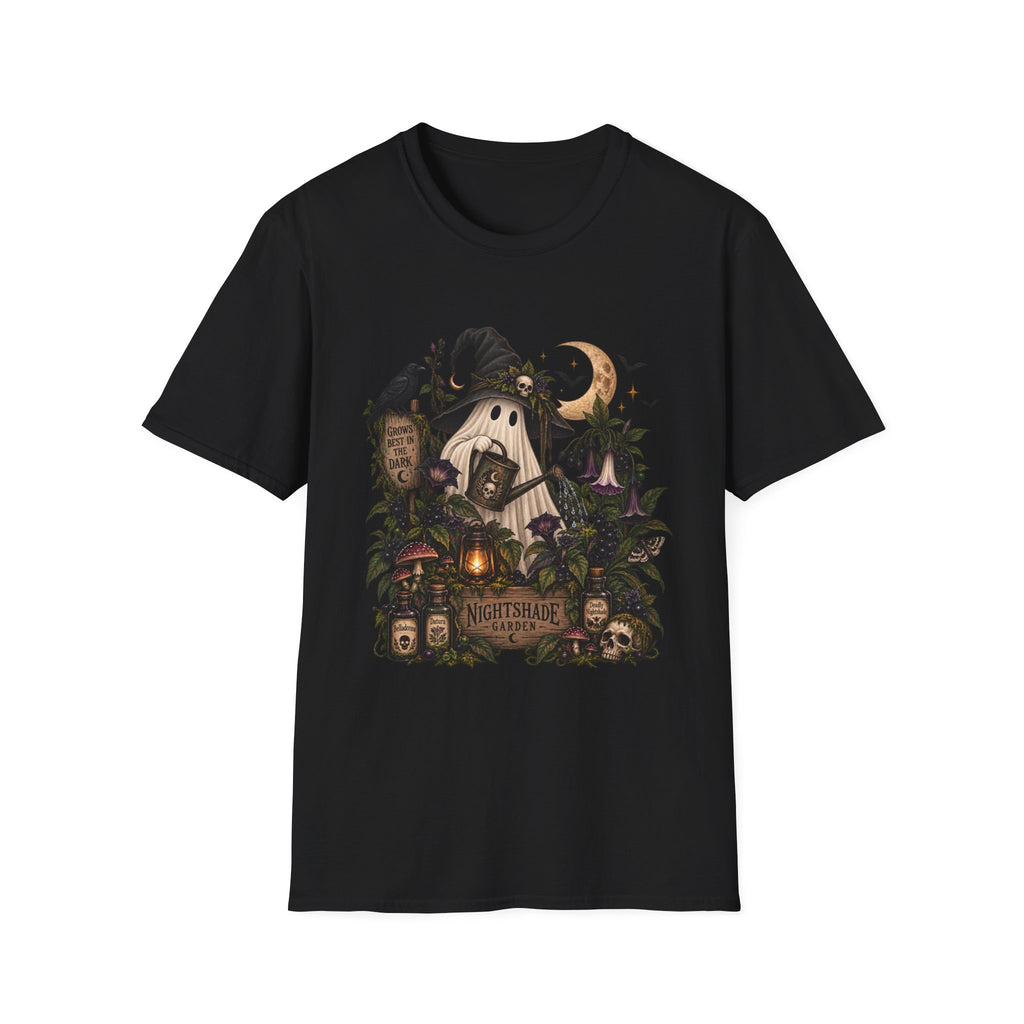 Halloween Witch Pumpkin T-Shirt — Whimsical Haunted Cottage Graphic