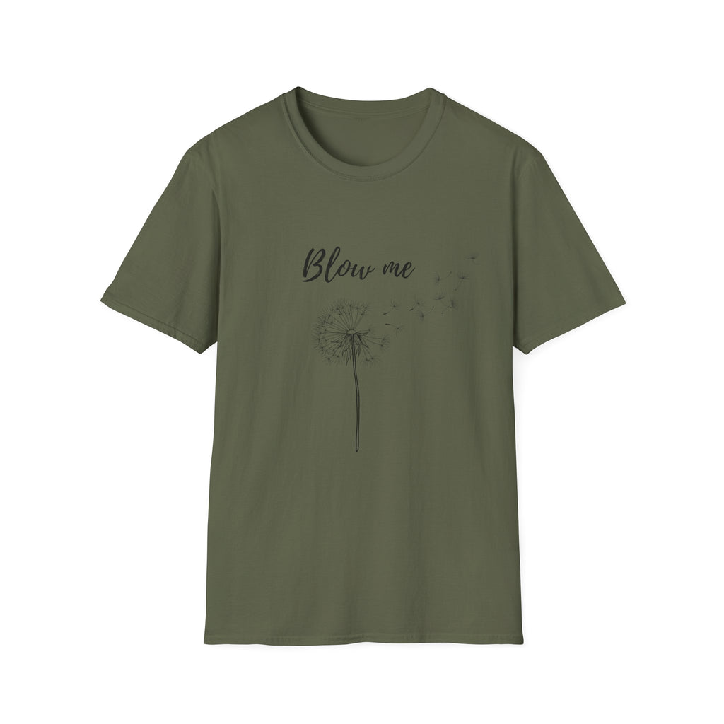 Blow Me Dandelion T-Shirt — Women’s Casual Graphic Tee