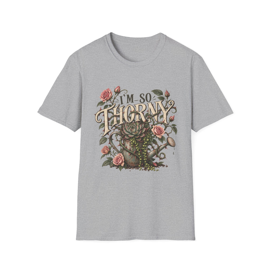 T-Shirt — "I'm So Thorny" Floral Cactus Graphic Tee