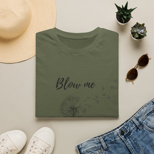 Blow Me Dandelion T-Shirt — Women’s Casual Graphic Tee