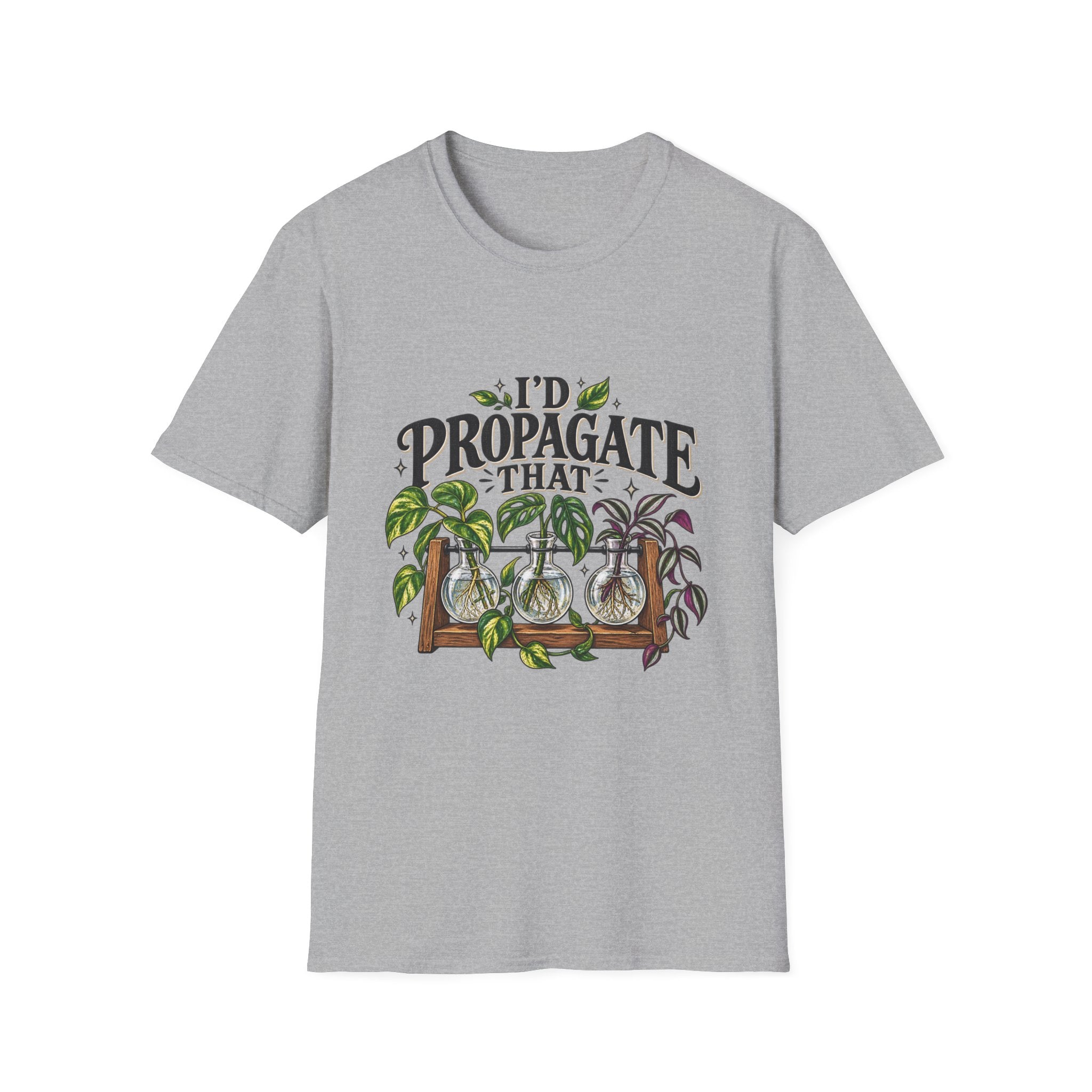 Plant Lover T‑Shirt — "I'd Propagate That" Graphic Tee