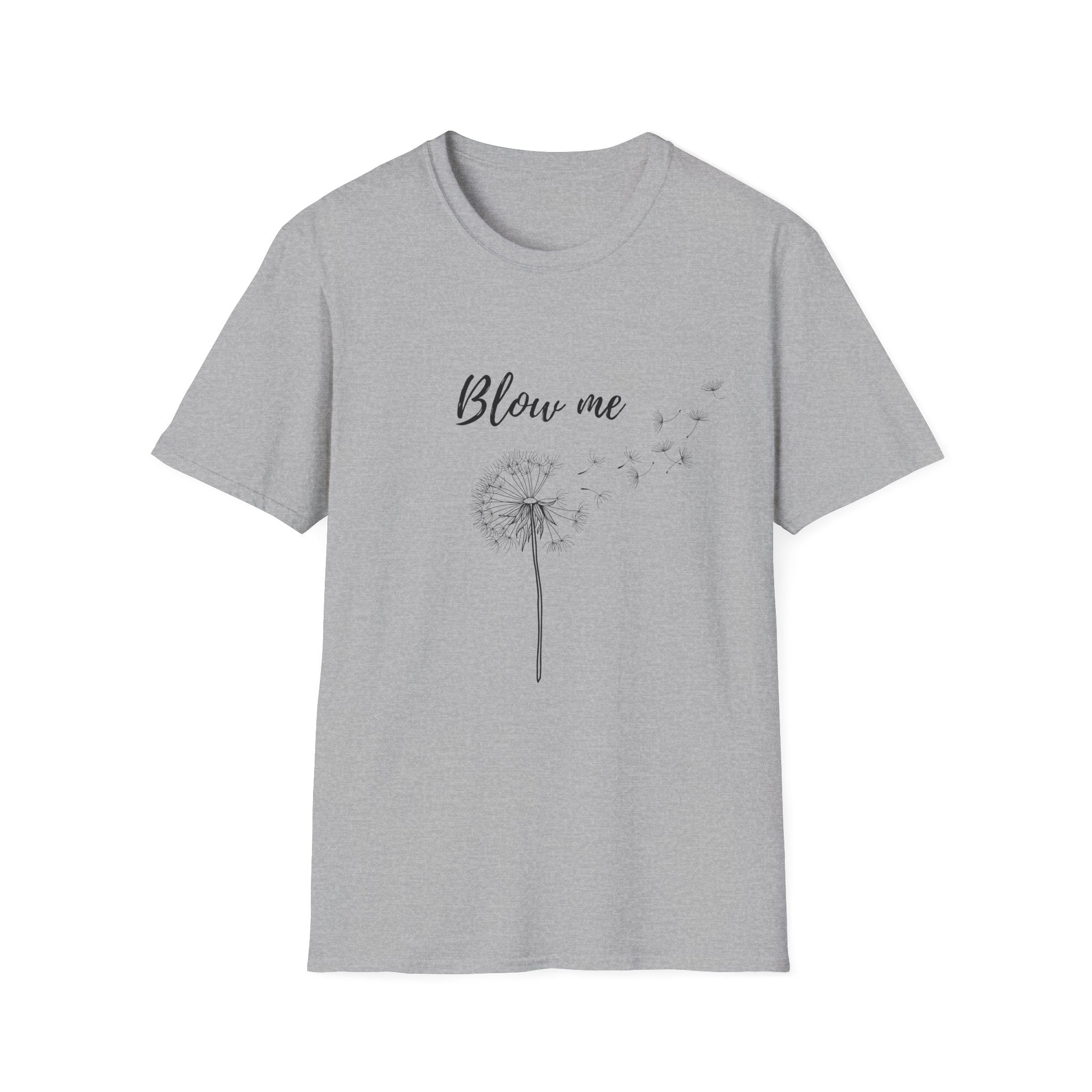 Blow Me Dandelion T-Shirt — Women’s Casual Graphic Tee