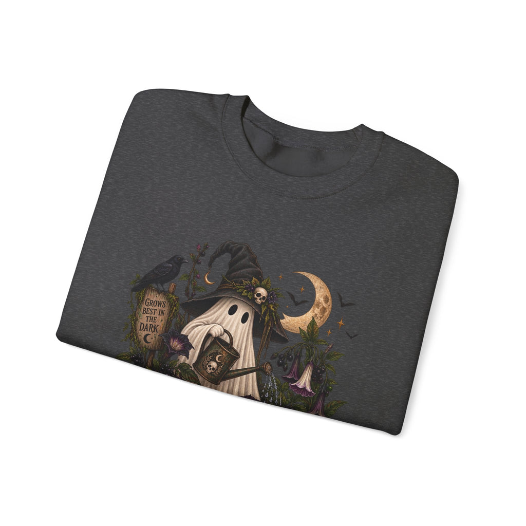 Halloween Haunted Cottage Sweatshirt – ‘Nightmare Hollow’ Spooky Fall Crewneck