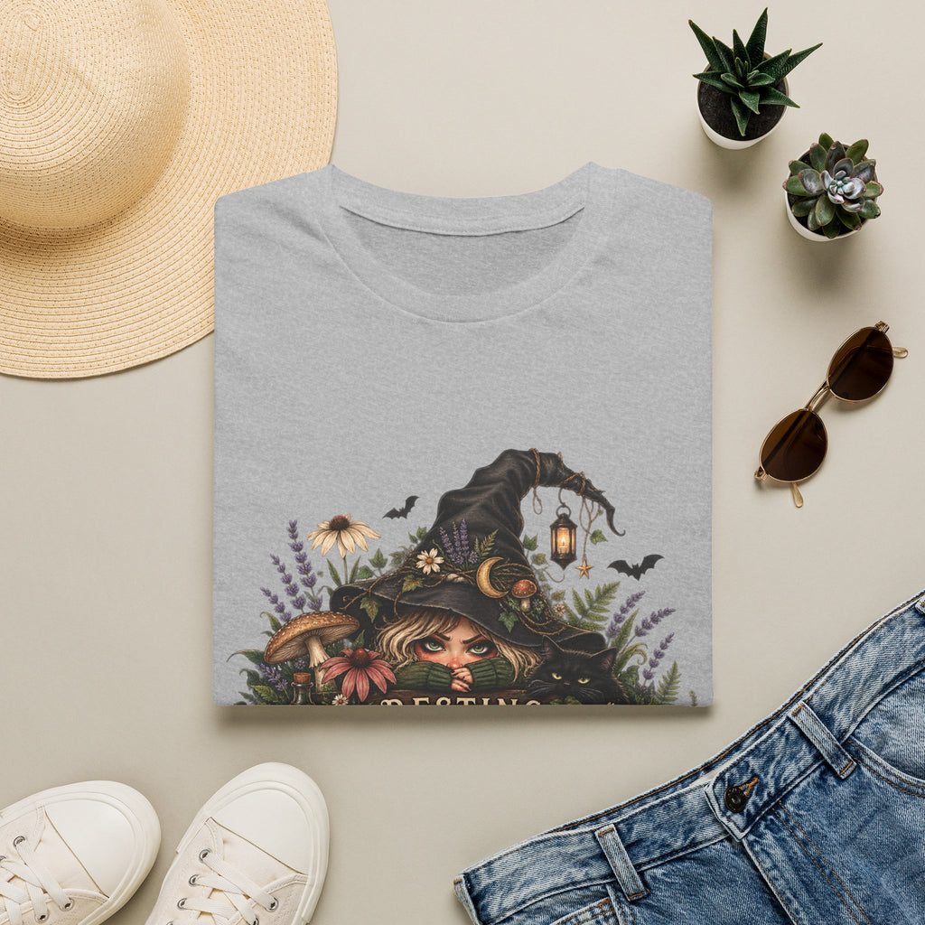 Witchy Halloween T-Shirt — “Resting Witch Face” Graphic Tee