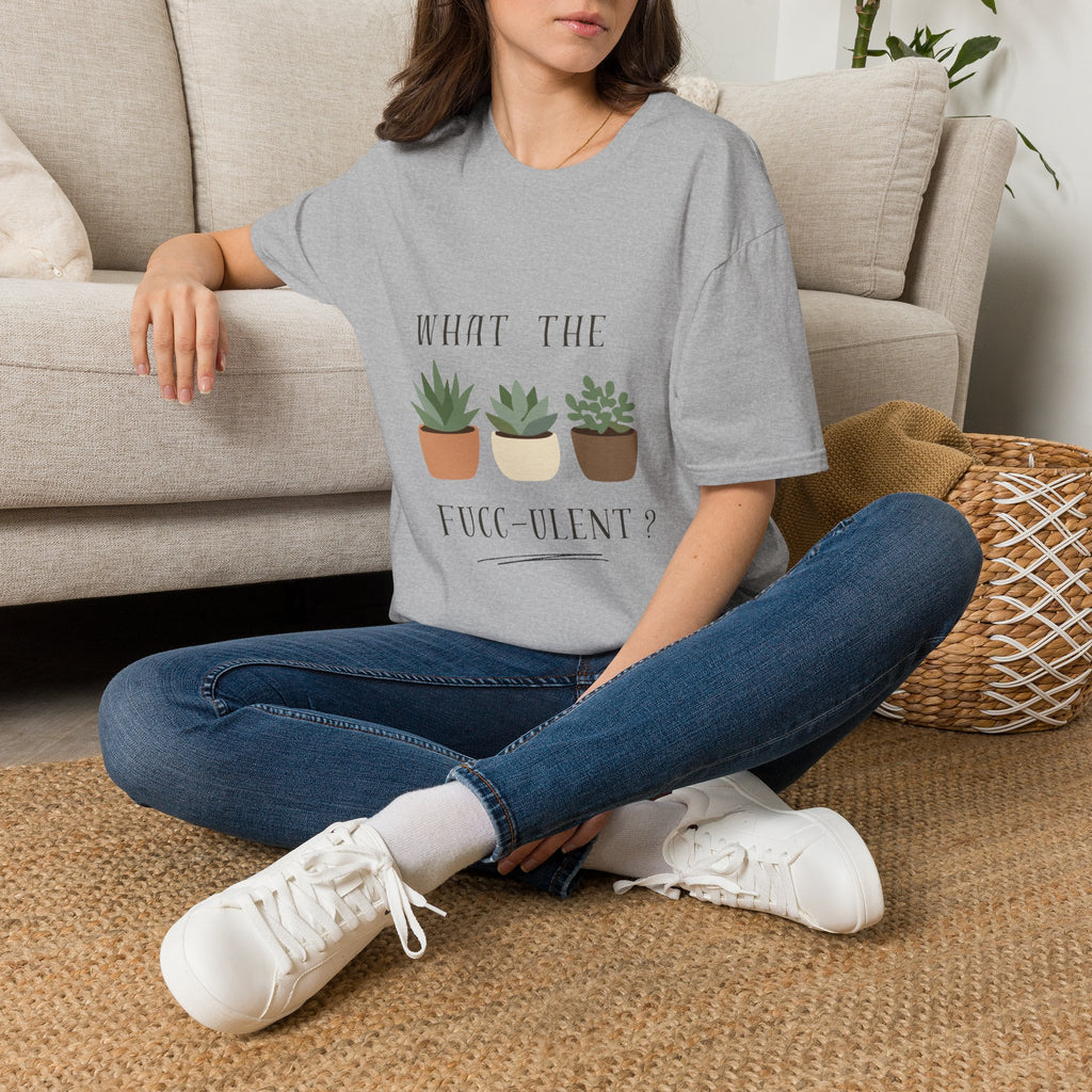 T-Shirt — "What the Fucculent?" Plant Lover Graphic Tee