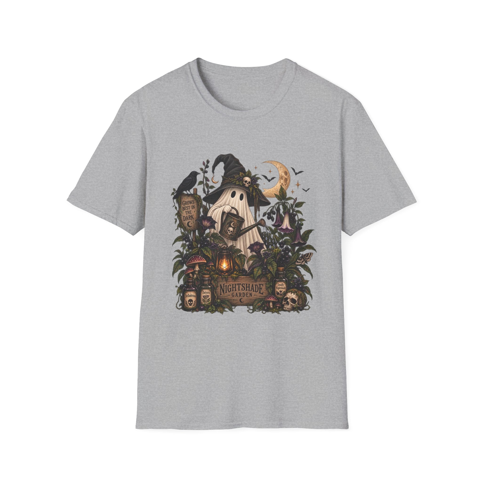 Halloween Witch Pumpkin T-Shirt — Whimsical Haunted Cottage Graphic