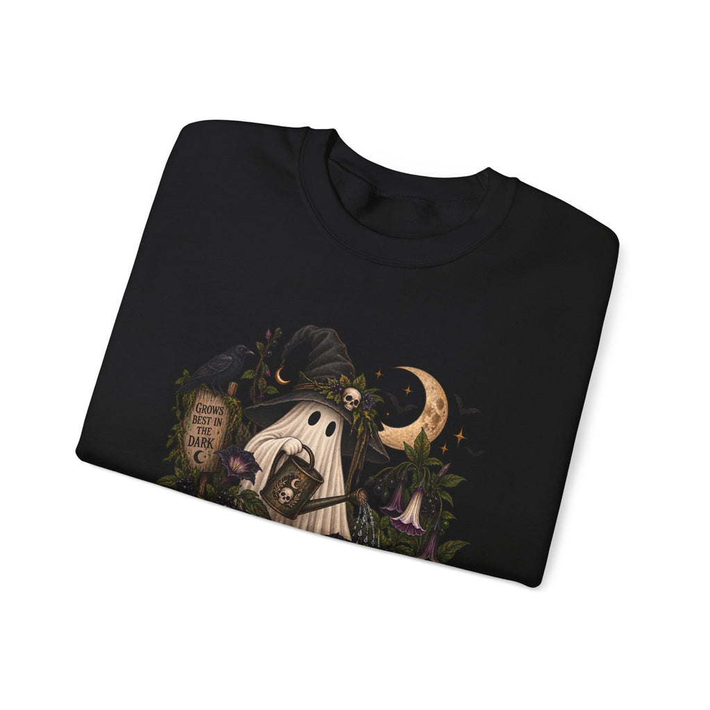 Halloween Haunted Cottage Sweatshirt – ‘Nightmare Hollow’ Spooky Fall Crewneck