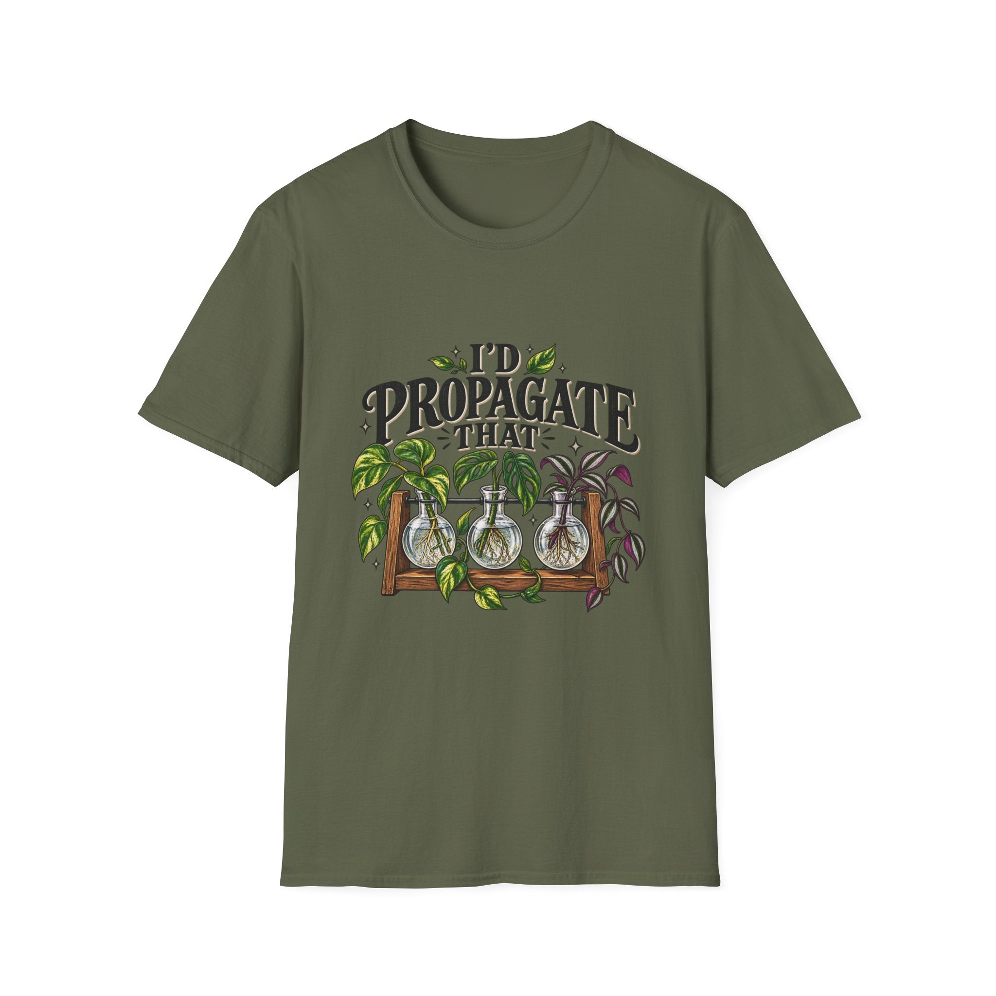 Plant Lover T‑Shirt — "I'd Propagate That" Graphic Tee