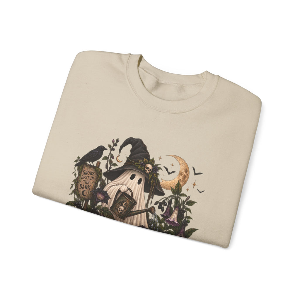 Halloween Haunted Cottage Sweatshirt – ‘Nightmare Hollow’ Spooky Fall Crewneck