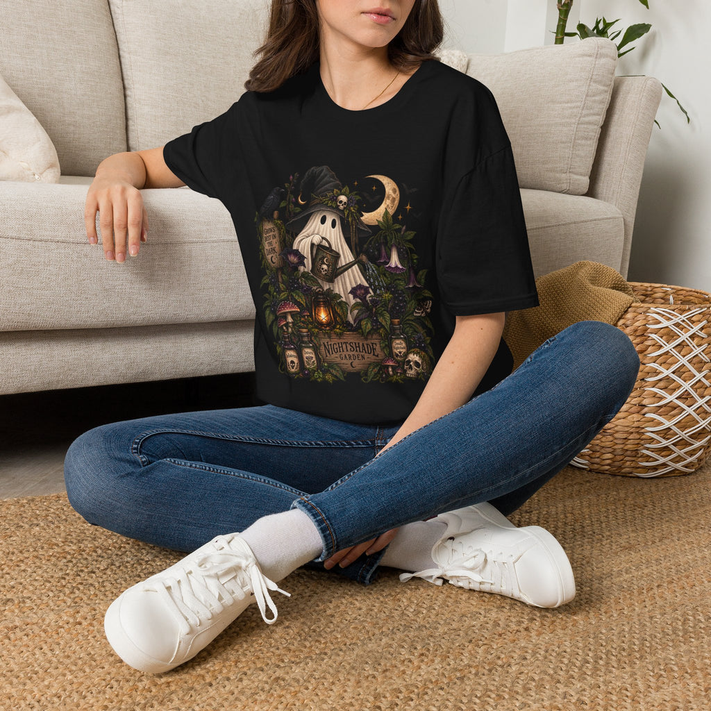 Halloween Witch Pumpkin T-Shirt — Whimsical Haunted Cottage Graphic