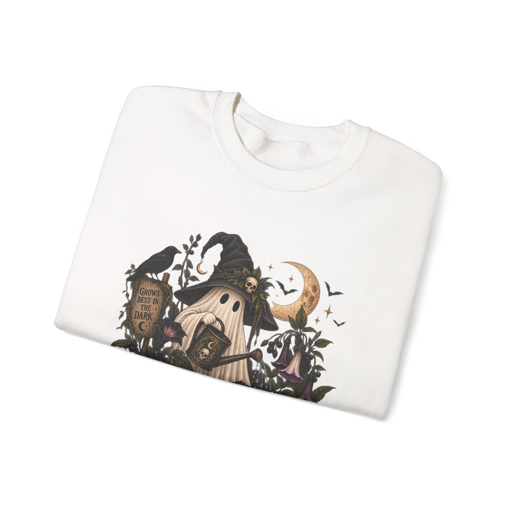 Halloween Haunted Cottage Sweatshirt – ‘Nightmare Hollow’ Spooky Fall Crewneck